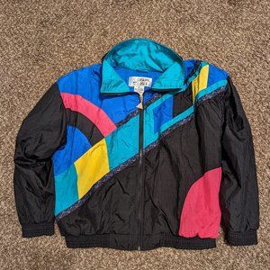 Vintage 80s Casual Isle Size Small Windbreaker